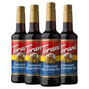 Torani Syrup, French Vanilla, 25.4 Ounces (Pack of 4)(Chocolate Macadamia Nut)