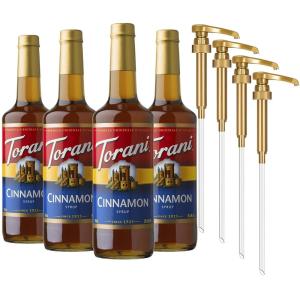 Torani Syrup, French Vanilla, 25.4 Ounces (Pack of 4)(Cinnamon)