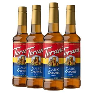 Torani Syrup, French Vanilla, 25.4 Ounces (Pack of 4)(Classic Caramel)