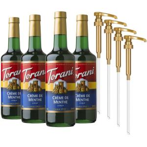 Torani Syrup, French Vanilla, 25.4 Ounces (Pack of 4)(Crème de Menthe)