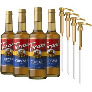 Torani Syrup, French Vanilla, 25.4 Ounces (Pack of 4)(Cupcake)