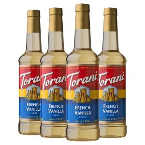 Torani Syrup, French Vanilla, 25.4 Ounces (Pack of 4)(French Vanilla)