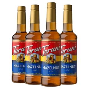 Torani Syrup, French Vanilla, 25.4 Ounces (Pack of 4)(Hazelnut)