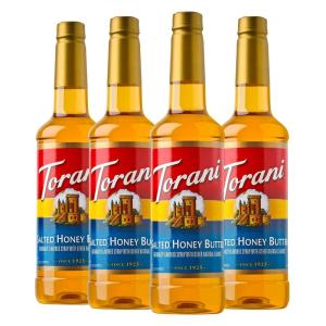 Torani Syrup, French Vanilla, 25.4 Ounces (Pack of 4)(Salted Honey Butter)