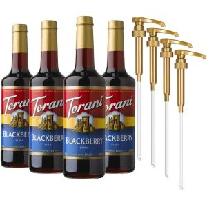 Torani Syrup, Strawberry, 25.4 Ounce (Pack of 4)(Blackberry)