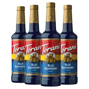 Torani Syrup, Strawberry, 25.4 Ounce (Pack of 4)(Blue Raspberry)