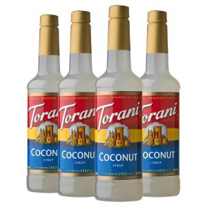 Torani Syrup, Strawberry, 25.4 Ounce (Pack of 4)(Coconut)