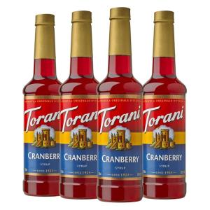 Torani Syrup, Strawberry, 25.4 Ounce (Pack of 4)(Cranberry)