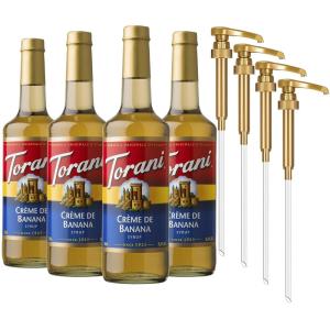 Torani Syrup, Strawberry, 25.4 Ounce (Pack of 4)(Creme de Banana)