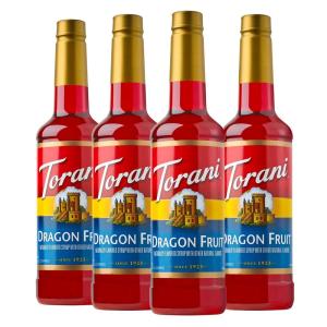 Torani Syrup, Strawberry, 25.4 Ounce (Pack of 4)(Dragon Fruit)