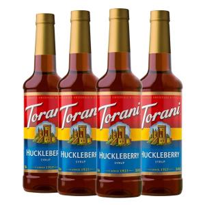 Torani Syrup, Strawberry, 25.4 Ounce (Pack of 4)(Huckleberry)