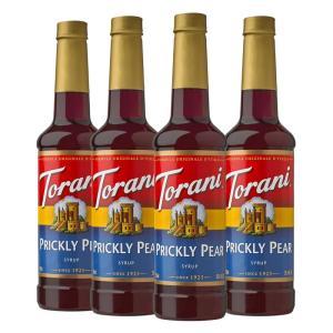 Torani Syrup, Strawberry, 25.4 Ounce (Pack of 4)(Prickly Pear)